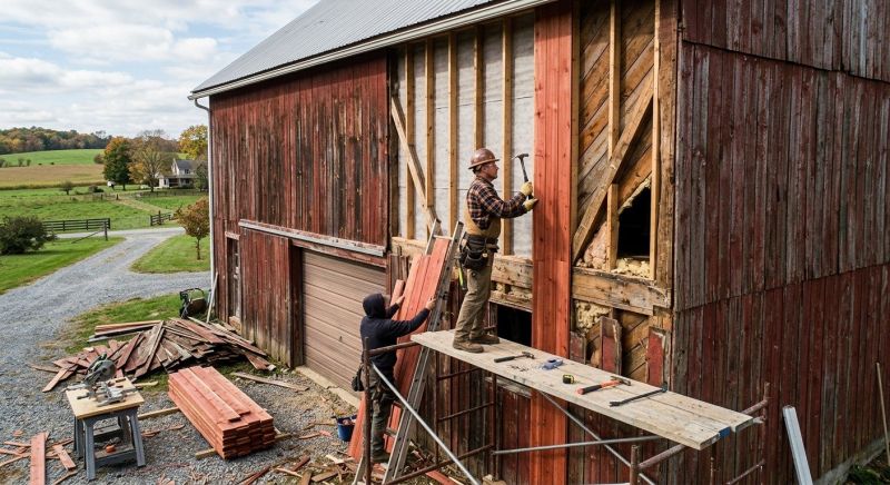 Barn Siding Replacement in Covington, GA