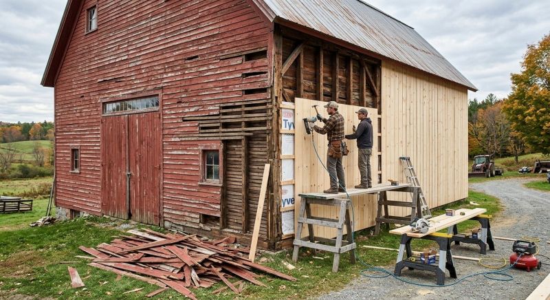 Barn Siding Replacement in Jackson, GA