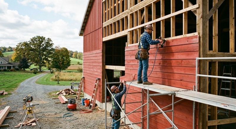 Barn Siding Replacement in Stockbridge, GA
