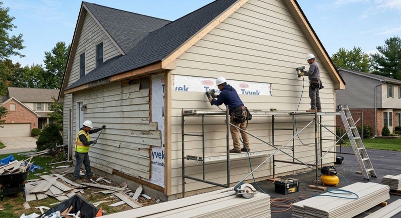 Cement Siding Replacement in Madison, GA