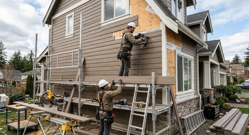 Engineered Siding Installation in Covington, GA