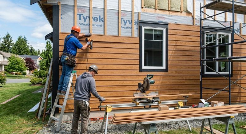 Faux Wood Siding Installation in Covington, GA