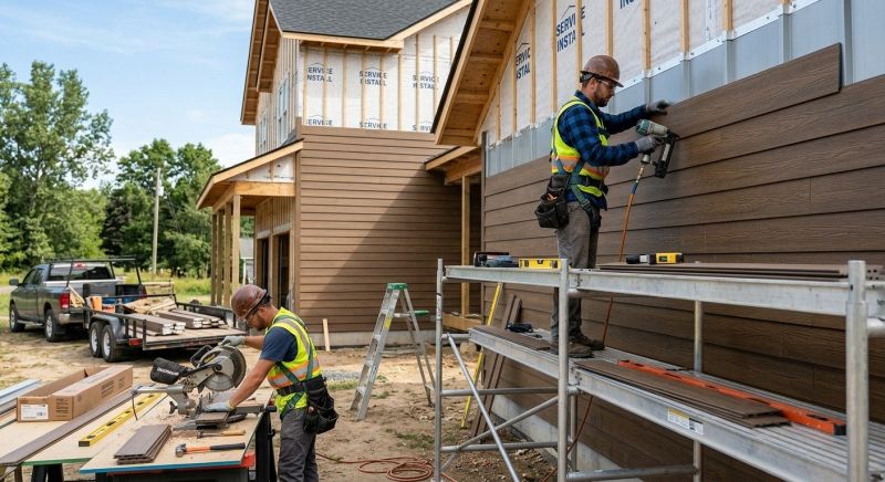 Faux Wood Siding Installation in Ellenwood, GA