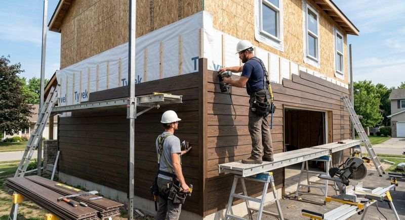 Faux Wood Siding Installation in Henry County, GA