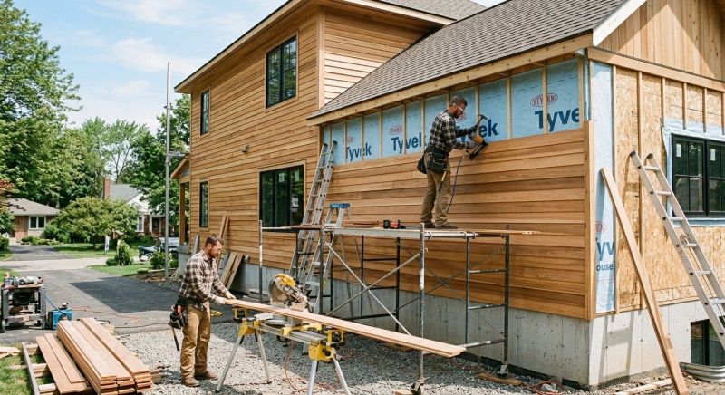 Faux Wood Siding Installation in Rockdale County, GA