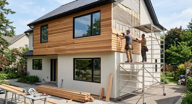 Faux Wood Siding Installation in Snellville, GA