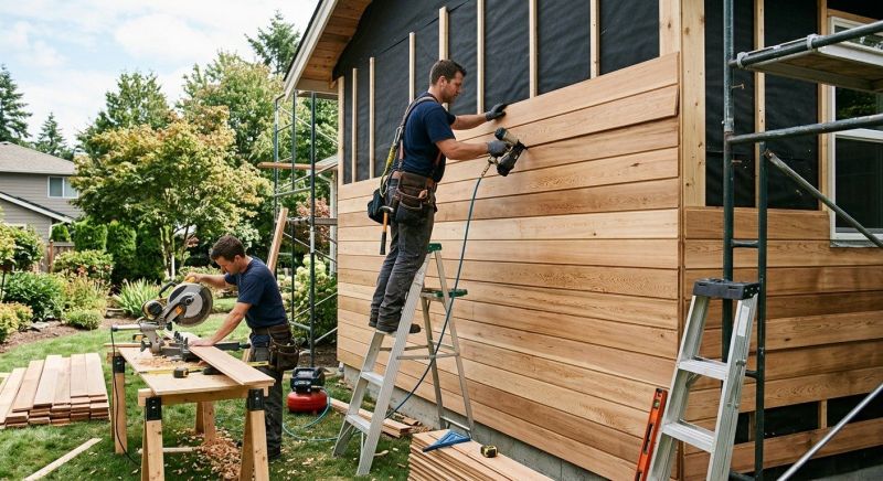 Hardwood Siding Installation in Covington, GA