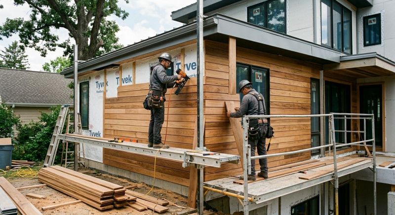 Hardwood Siding Installation in Madison, GA