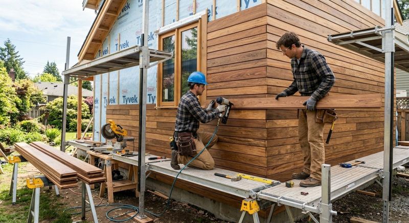 Hardwood Siding Installation in Oxford, GA
