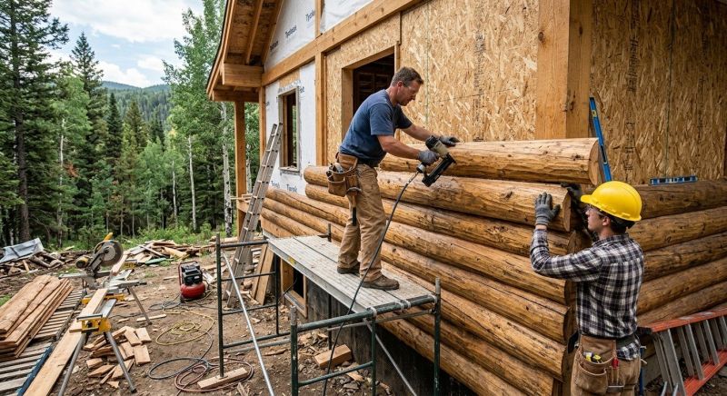 Log Home Siding Installation in Newton County, GA