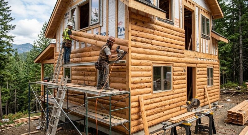 Log Siding Installation in Jackson, GA