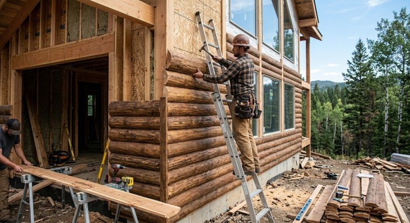 Log Siding Installation in Monroe, GA