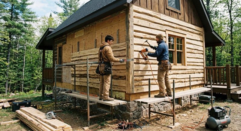 Log Siding Installation in Rockdale County, GA