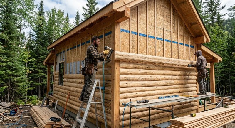 Log Siding Installation in Stockbridge, GA