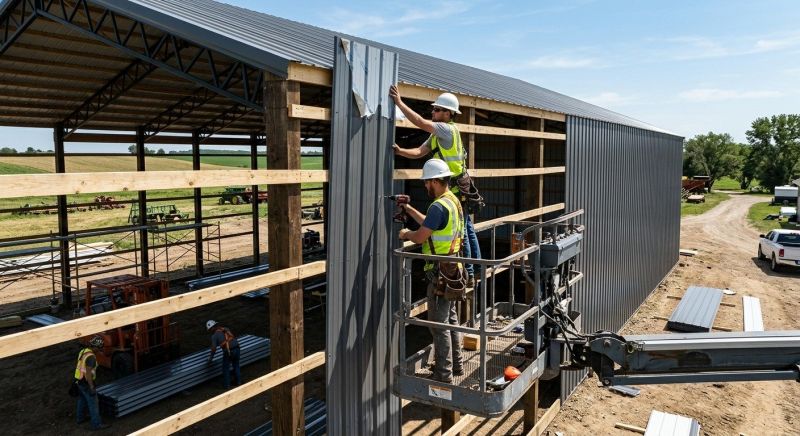 Metal Barn Siding Installation in Newton County, GA