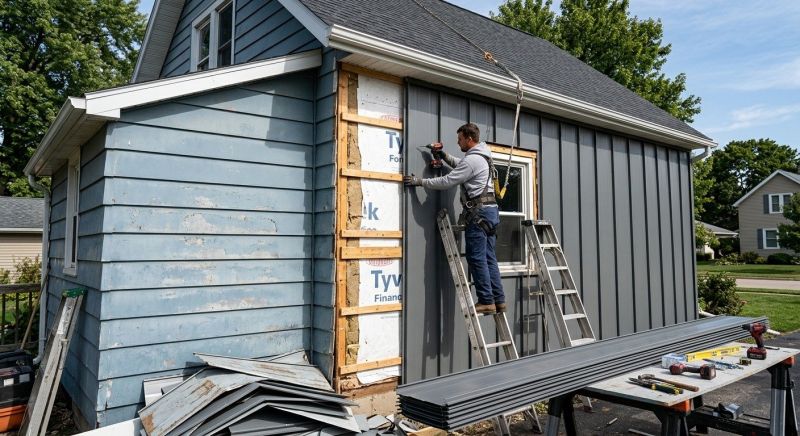 Sheet Metal Siding Replacement in Newton County, GA