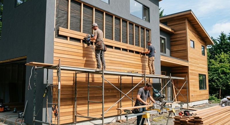 Wood Cladding Installation in Covington, GA