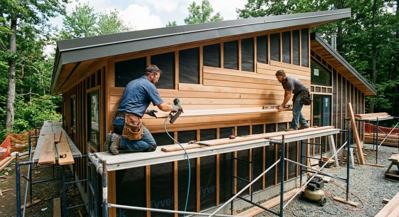 Wood Cladding Installation in Mansfield, GA