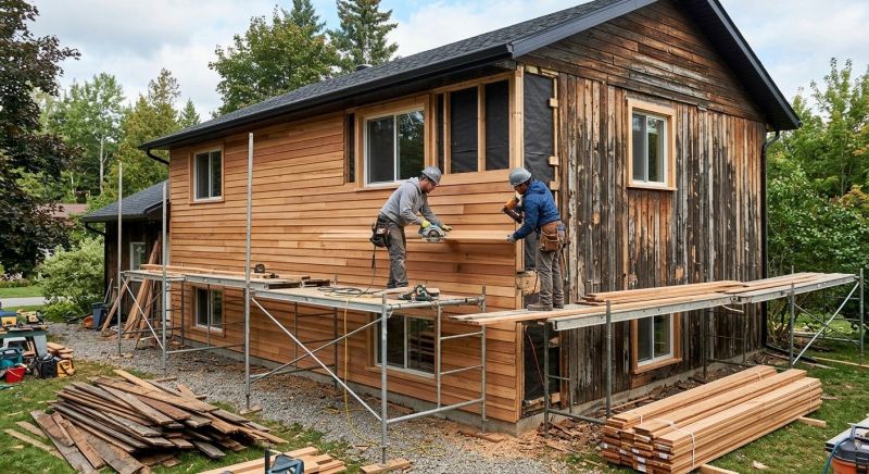 Wood Cladding Installation in Stockbridge, GA