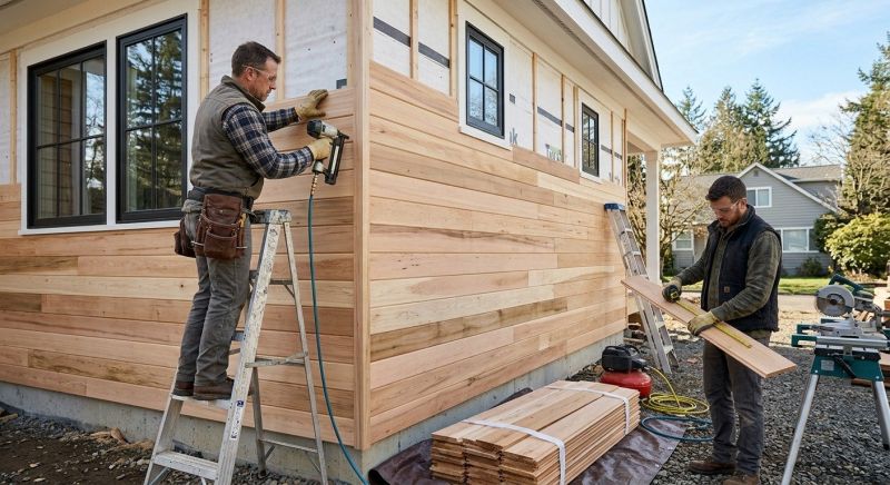 Wood Plank Siding Installation in Newton County, GA