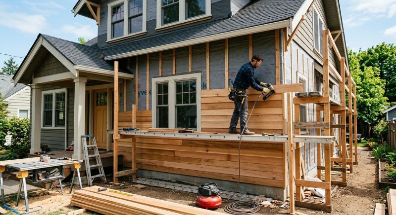Wood Siding Installation in Jackson, GA