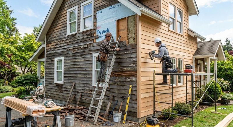 Wood Siding Replacement in Mansfield, GA